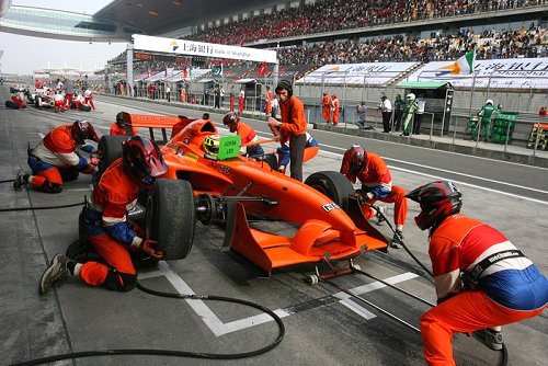 Renger van der Zande (4e) presteerde vorig seizoen uitstekend in zijn pas tweede race voor A1 Ned